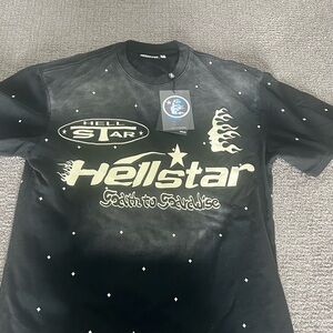 Hellstar Black Graphic T-Shirt